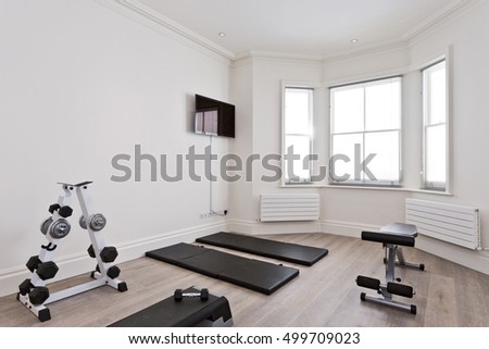 private gym in the spare room