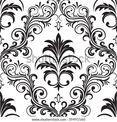 seamless floral pattern. stock vector : Seamless