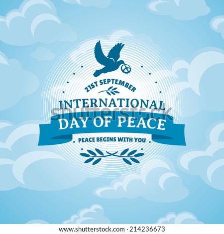 International Day of Peace vector illustration International Day of Peace vector illustration