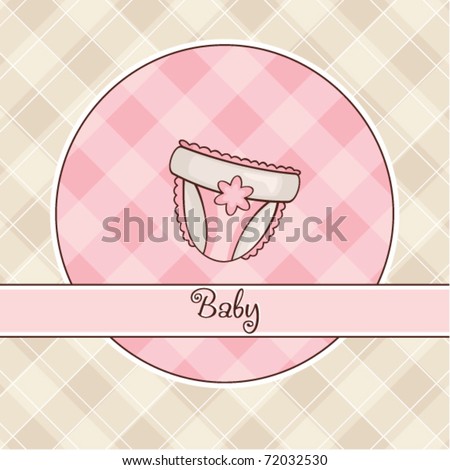 Baby Diaper Card