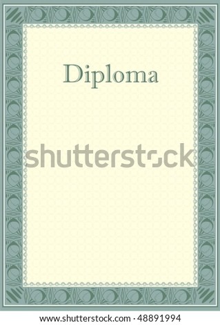 vector diploma