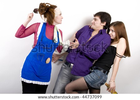 stock photo love triangle Save to a lightbox Please Login