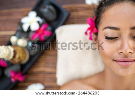 Portrait of spa woman at the health spa