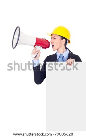 Blank Megaphone