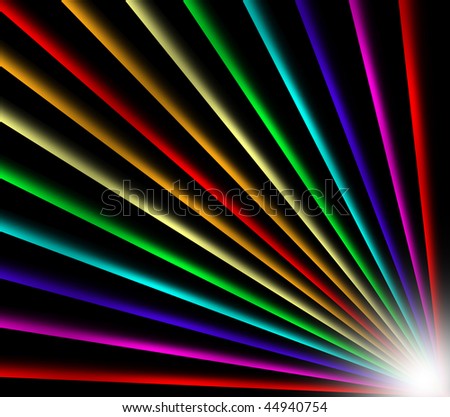 Abstract rainbow light background