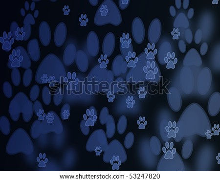 Abstract blur foot print background