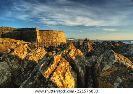 Carreco fortress in Viana do Castelo, Portugal