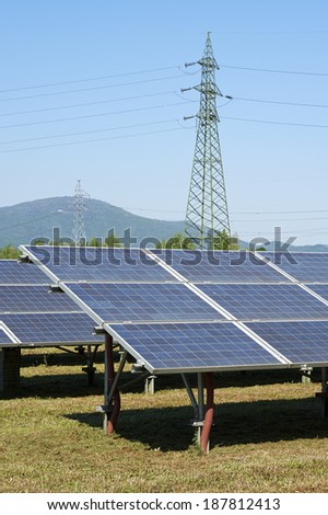 Brescia, Italy, a photovoltaic power station