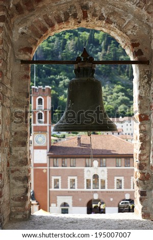 Marostica (Vi), Italy,the bell  of the Lower Castle