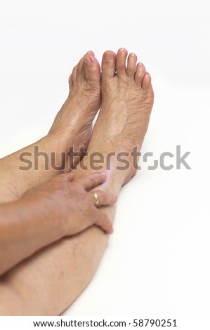 stock photo Mature feet Save to a lightbox Please Login