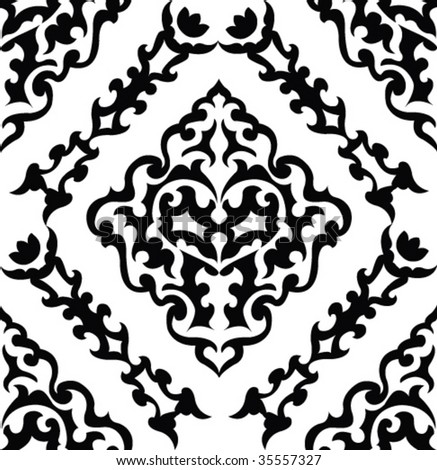 black & white wallpaper. stock vector : Black and white