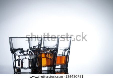 Alcohol drink menu