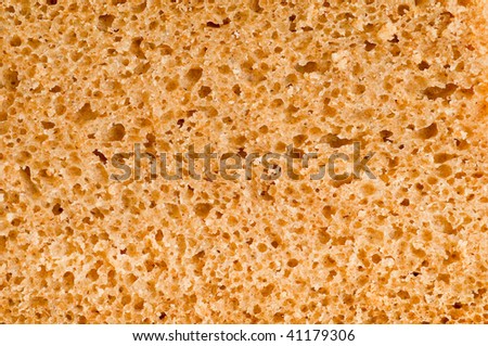 macro of  bread texture