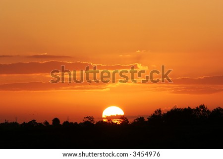 Sun Over Horizon