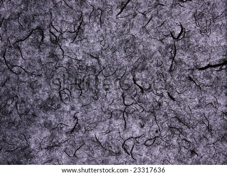 black paper background, lit from behind to bring out the patterns and texture