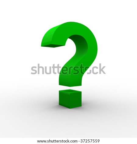 pics of question marks. stock photo : 3D question mark
