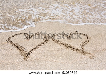 Love Heart In The Sand
