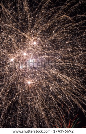 Photographing of salutes and fireworks in the night sky celebrate data The sky Night abstraction Holiday natural phenomena Pyrotechnics celebrites Salute Fireworks Christmas heaven-high power colors