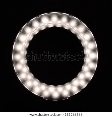 Warm tone led ring light