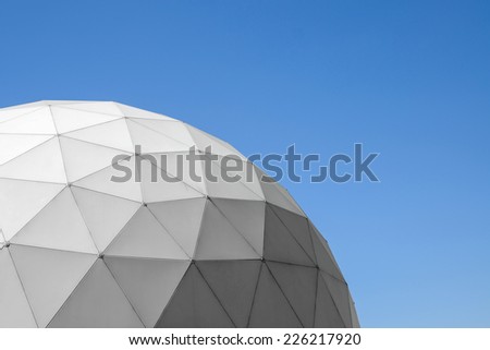 PVC geodesic dome