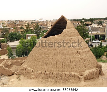 Remains of ice-house in Kashan (building used to store ice throughout the year)