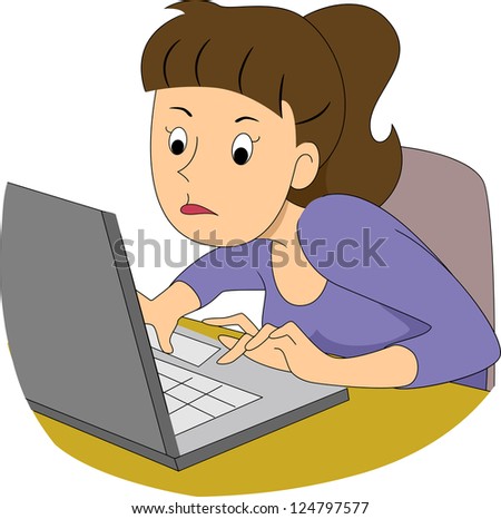 Mõista-mõista, ... kuni 5. jaanuar (võitja on Sunray) Stock-vector-illustration-of-a-girl-writer-typing-fast-on-her-laptop-124797577