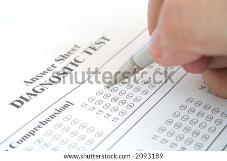 Diagnostic Test Answer sheet