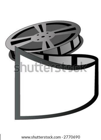 film reel clipart. stock vector : Film Reel -