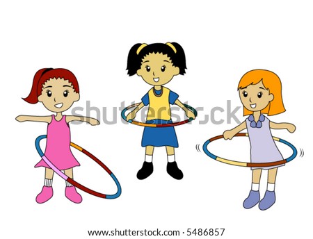 Pictures Of Kids Playing. stock vector : Kids Playing