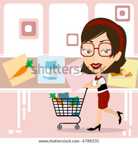 Groceries - Vector - 6788335 : Shutterstock