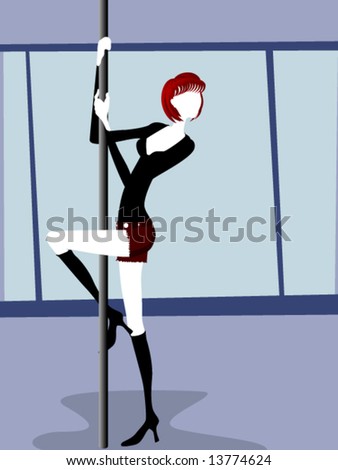 Pole Dancer Drawing