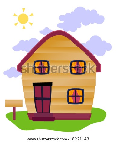 cartoon house. stock vector : Cartoon House -