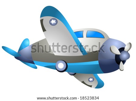 Cartoon Plane Wings