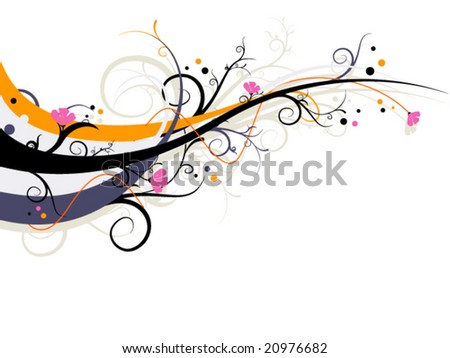 Floral Vines - Vector - 20976682 : Shutterstock