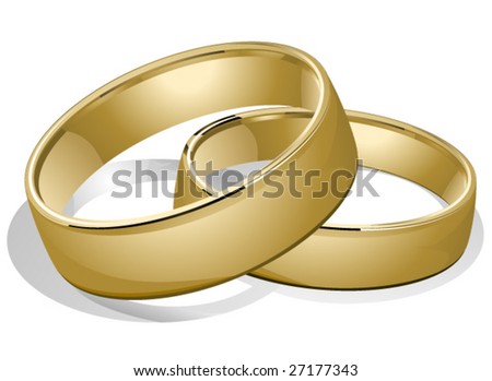 stock vector Wedding Rings Vector
