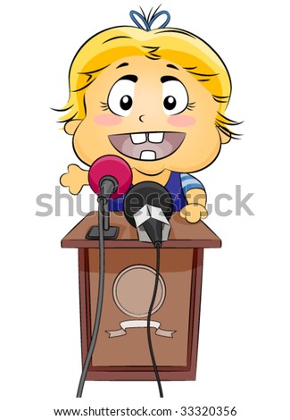 Future Baby Picture on Baby Speech Future Leader Vector 33320356 Shutterstock