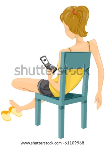 Cartoon Person Slouching