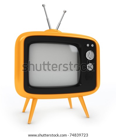  Fashioned on 3d Illustration Of An Old Fashioned Television   74839723