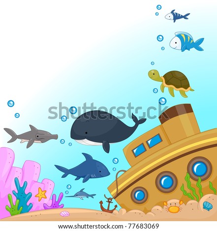Under Sea Illustration