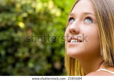 :: Please Join! :: Open! :: Green Wood Meadow :: Where we hide :: Where we live :: The only place that is safe...for us :: Open! :: Please Join! :: Stock-photo-a-young-pretty-teenage-girl-with-blue-eyes-and-blond-hair-looks-the-sky-2585684