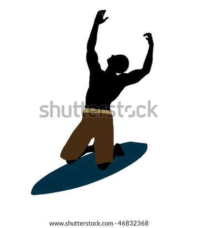 African American Surfer