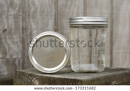 Rustic Mason Jars with Moonshine