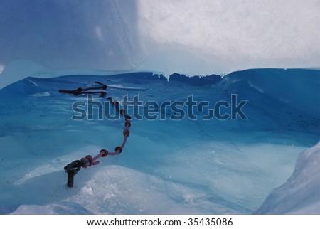 Franz Josef Glacier Ice Tunnel Decent