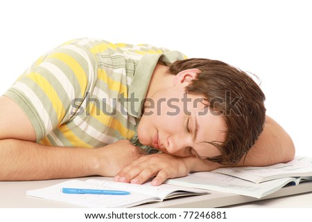 A Guy Sleeping