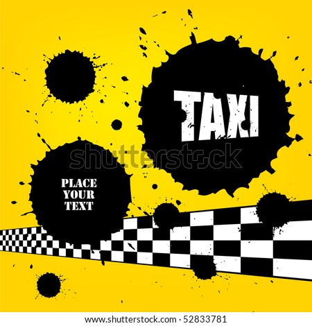 stock vector : Vector taxi cab