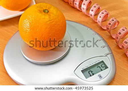 ?range on a electronic scales for weighing.