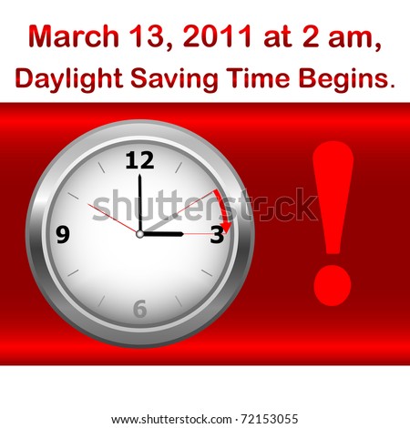 daylight savings time spring forward clip art. stock vector : Daylight saving