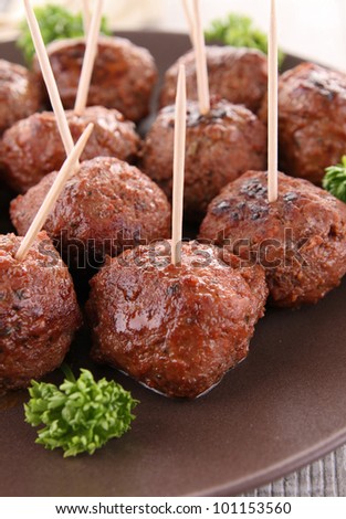 meatballs appetizer