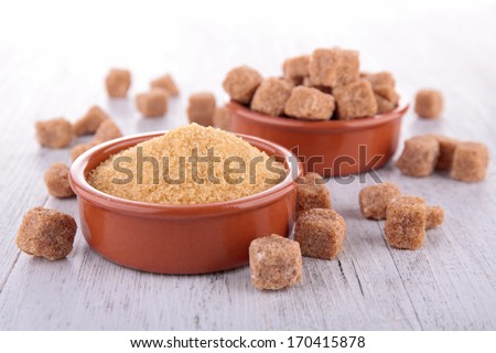 brown sugar isolated