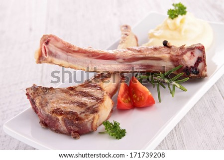 roasted lamb chop